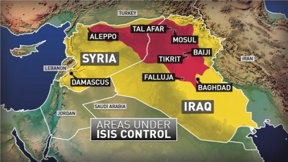 ISIS Map Iraq Syria