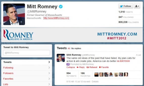 Romney Twitter