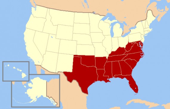 Us_south_census