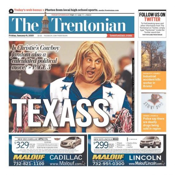 chris-christie-cowboys-texass-trentonian