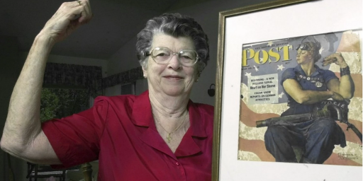 Mary Keefe, Model For Norman Rockwell's 'Rosie The Riveter', Dies At 92