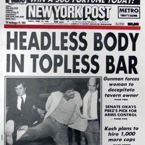 Headless Body In Topless Bar