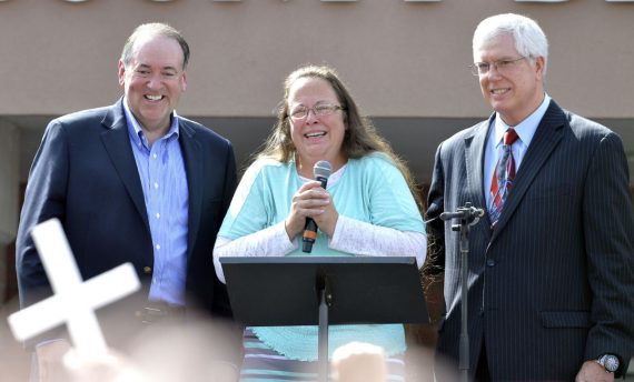 Kim Davis Mike Huckabee