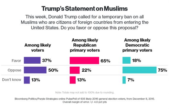 Bloomberg GOP Muslim Poll One