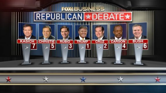 Fox Debate Lineup