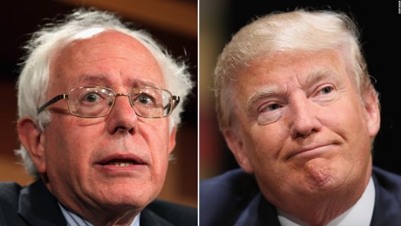 Bernie Sanders Donald Trump