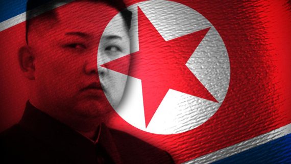 Kim Jong Un North Korean Flag