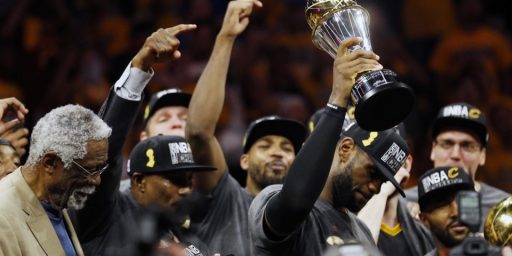 LeBron James Brings A Championship Home To Cleveland For The First Time Since 1964