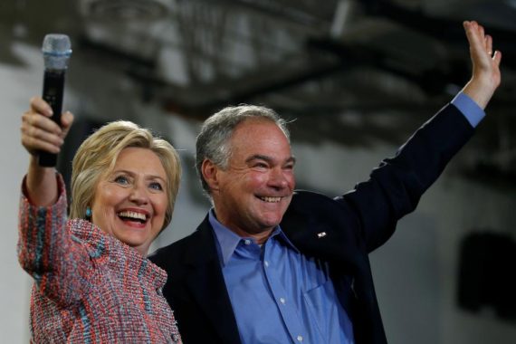 Hillary Clinton Tim Kaine