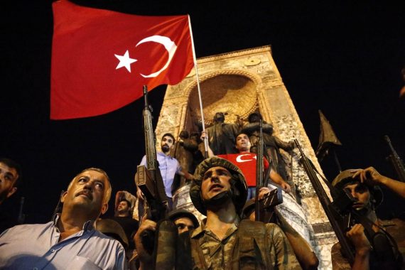 Turkey Coup Protesst