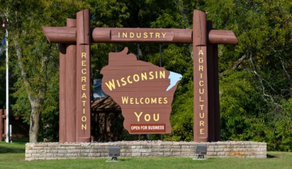 Wisconsin Welcome Sign