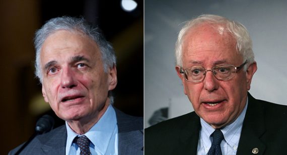 Bernie Sanders Ralph Nader