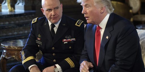 National Security Adviser H.R. McMaster On His Way Out?