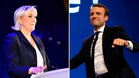 Marine LePen Emmanuel Marcon