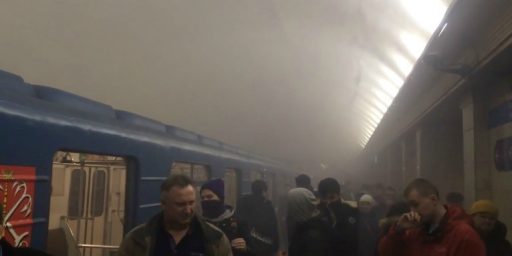 Explosions At St. Petersburg Subway Stations Kill At Least Ten
