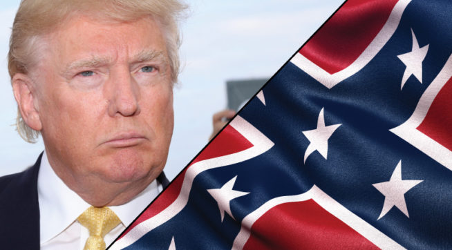 Trump Confederate Flag 2