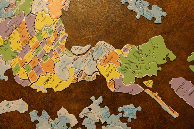 Puzzle Map Latin America