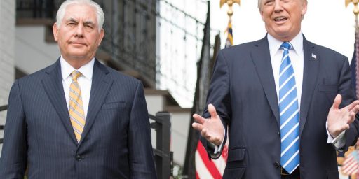 Rex Tillerson Appears To Be On The Way Out