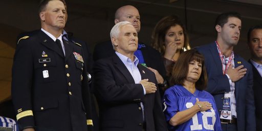 Pence Leaves Colts Game Over Anthem Protest In Obviously Pre-Planned Stunt