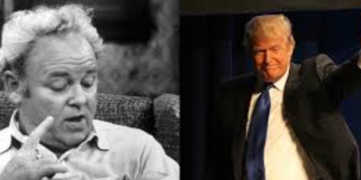 Donald Trump Channels Archie Bunker