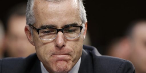 No, Andrew McCabe Is Not Losing His Pension, At Least Not Completely