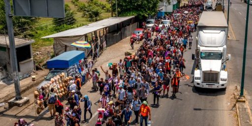 "Caravan" Of Immigrants To Largely End Its Journey Through Mexico