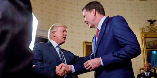 Trump: I Didn't Fire Comey Over Russia. (He Totally Fired Comey Over Russia.)