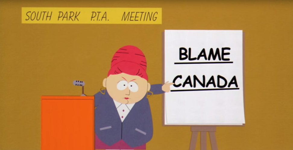 Image result for blame canada