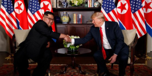 Trump And Kim Meet For What Amounts To Mostly A Photo Opportunity