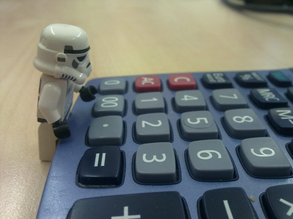 calculator storm trooper