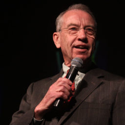 United States Senator Chuck Grassley speaking at the Night of the Rising Stars in Des Moines, Iowa.