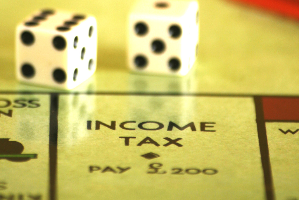 income tax monopoly board