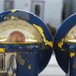 high-resolution photo of parking, vehicle, meter, park, blue, yellow, parking meter