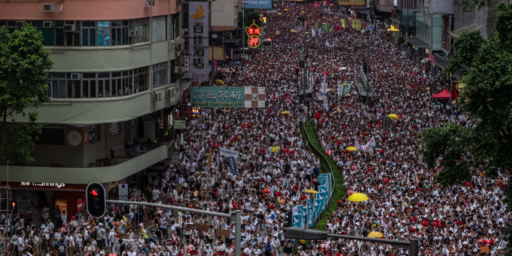 Hundreds Of Thousands In Hong Kong Protest Proposed Changes To Extradition Law
