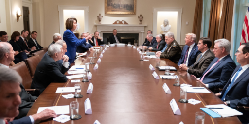 Trump's Unhinged Behavior On Full Display At Meeting With Pelosi