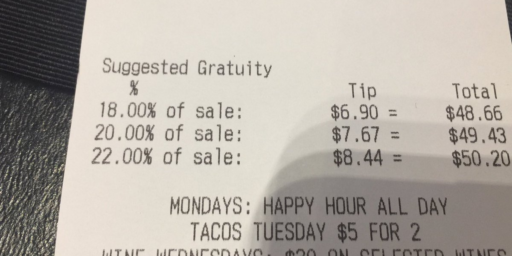 Should We Feel Obligated To Always Leave A Tip?