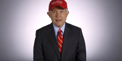 Jeff Sessions Airs Obsequious Pro-Trump Ad