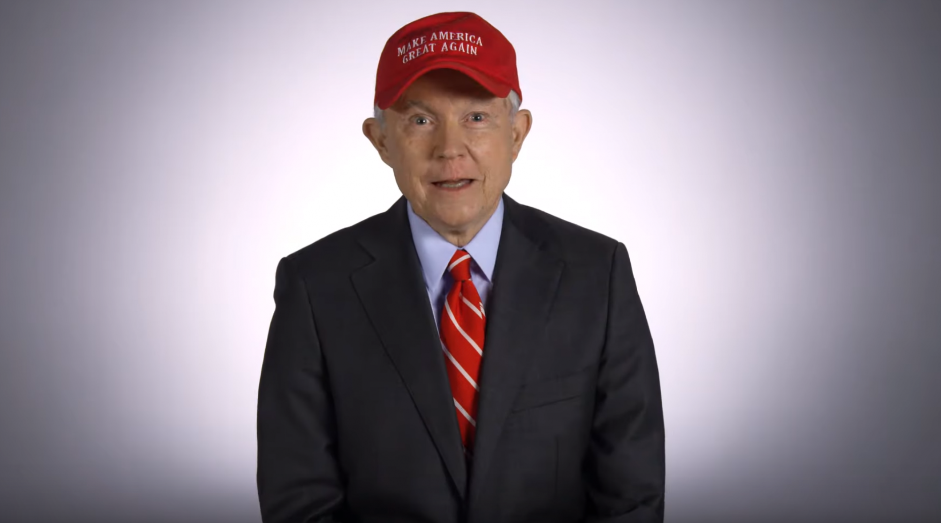 Jeff Sessions Airs Obsequious Pro-Trump Ad