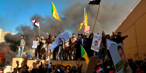 Iraqi Protesters Storm U.S. Embassy