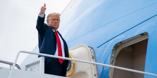 President Donald J. Trump boards Air Force One at Joint Base Andrews, Md. Friday, July 10, 2020, en route to Miami International Airport in Miami