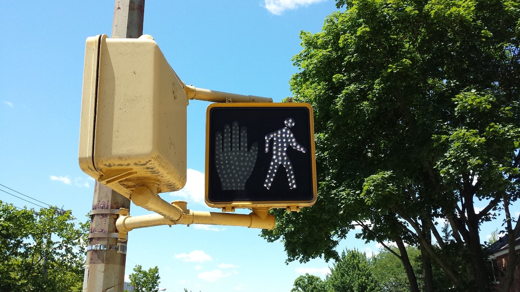 pedestrian, light, road, traffic, advertising, monument, walk, sign, symbol, landmark, signal, billboard