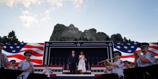Trump's Mount Rushmore Diatribe