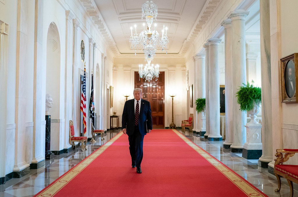 President Donald J. Trump delivers remarks prior to signing H.R. 1957- The Great American Outdoors Act Tuesday, August 4, 2020, in the East Room of the White House. (Official White House Photo by Tia Dufour)