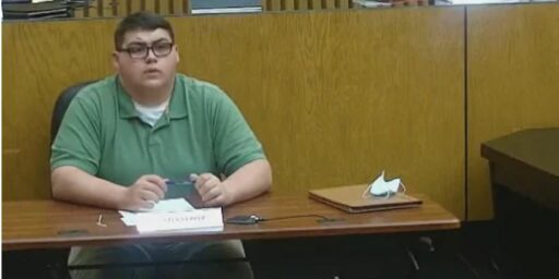 Hunter Pepper, 19, speaks at a Decatur, Ala., city council meeting. (City of Decatur/YouTube)