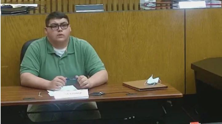 Hunter Pepper, 19, speaks at a Decatur, Ala., city council meeting. (City of Decatur/YouTube)