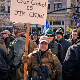 Gun Control is Jim Crow protester
