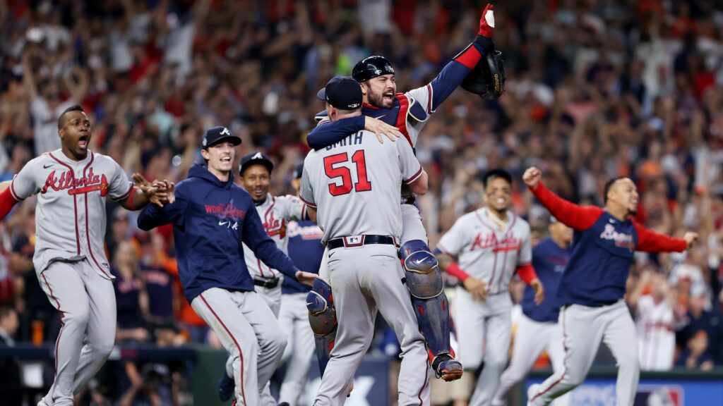 Pro Image Sports - A huge day for the Atlanta Braves! They are World Series  Champions for the first time since 1995. 🙌🏼⚾️🏆 . Get your World Series  Champs Side Patch Fitted