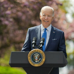 President Joe Biden delivers remarks on Earth Day prior to signing an executive order strengthening the nation’s forests, resilience to extreme weather events, and local economies, Friday, April 22, 2022, at Seward Park in Seattle. (Official White House Photo by Adam Schultz)