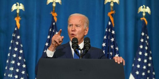 Biden Warns Democracy at Stake