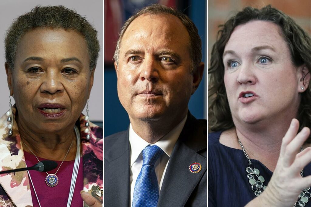 California 2024 Senate race to replace Dianne Feinstein. Barbara Lee, Adam Schiff, and Katie Porky